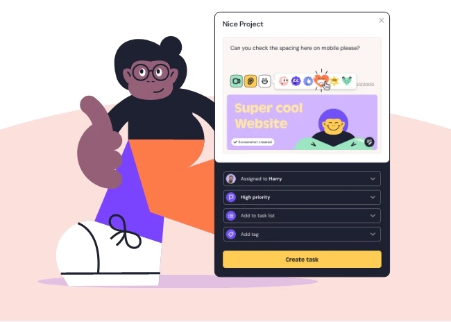 Raise website feedback