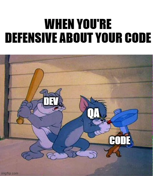 Defensive code meme