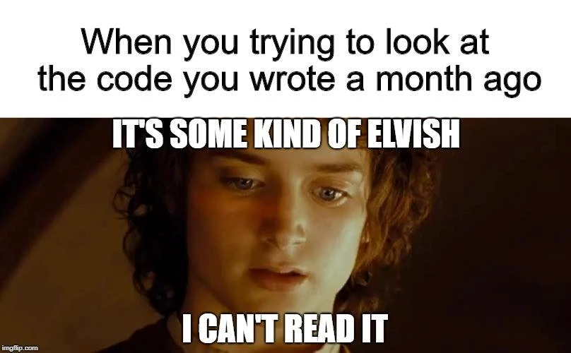 Old code meme